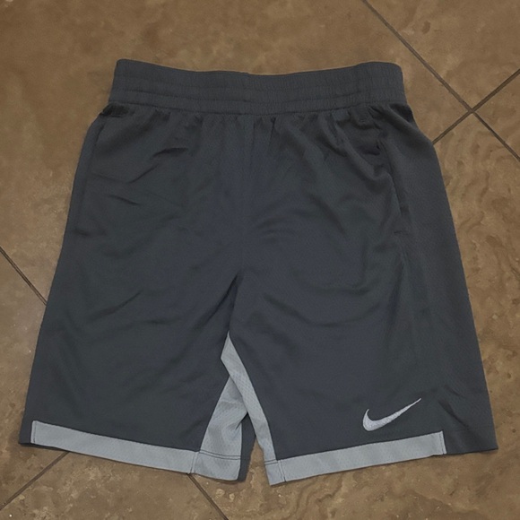 Nike Other - Nike Dark Gray Athletic Shorts with Light Gray Trim